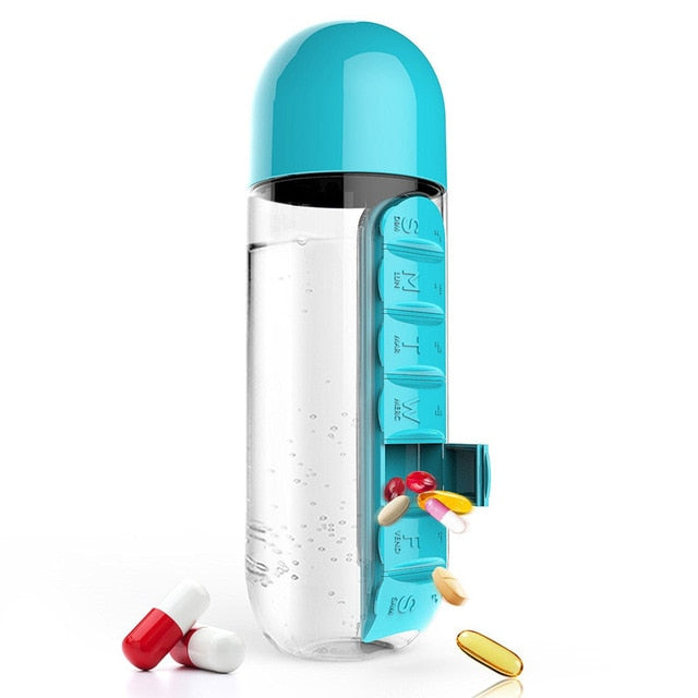 Water Bottle Pill Organizer